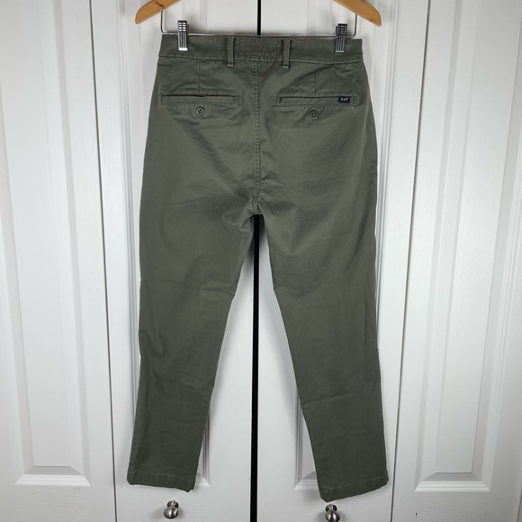 Abercrombie & Fitch Athletic Skinny Stretch Chino Pants Men’s 28x28 Army Green - Picture 6 of 13